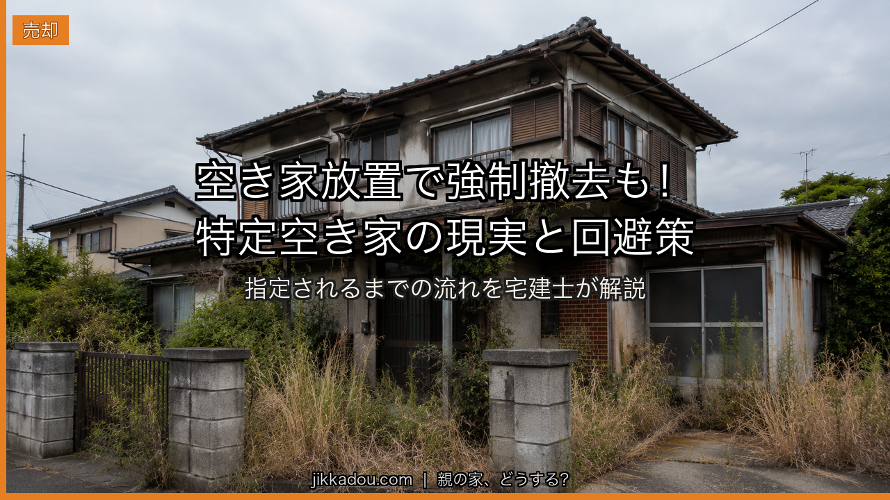 空き家を放置すると『特定空き家』に指定される——その現実と対処法