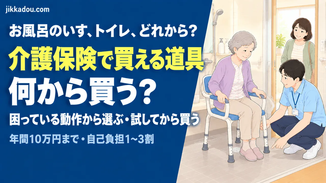 介護保険で買える道具、何から買う？——PTが動作で決める順番