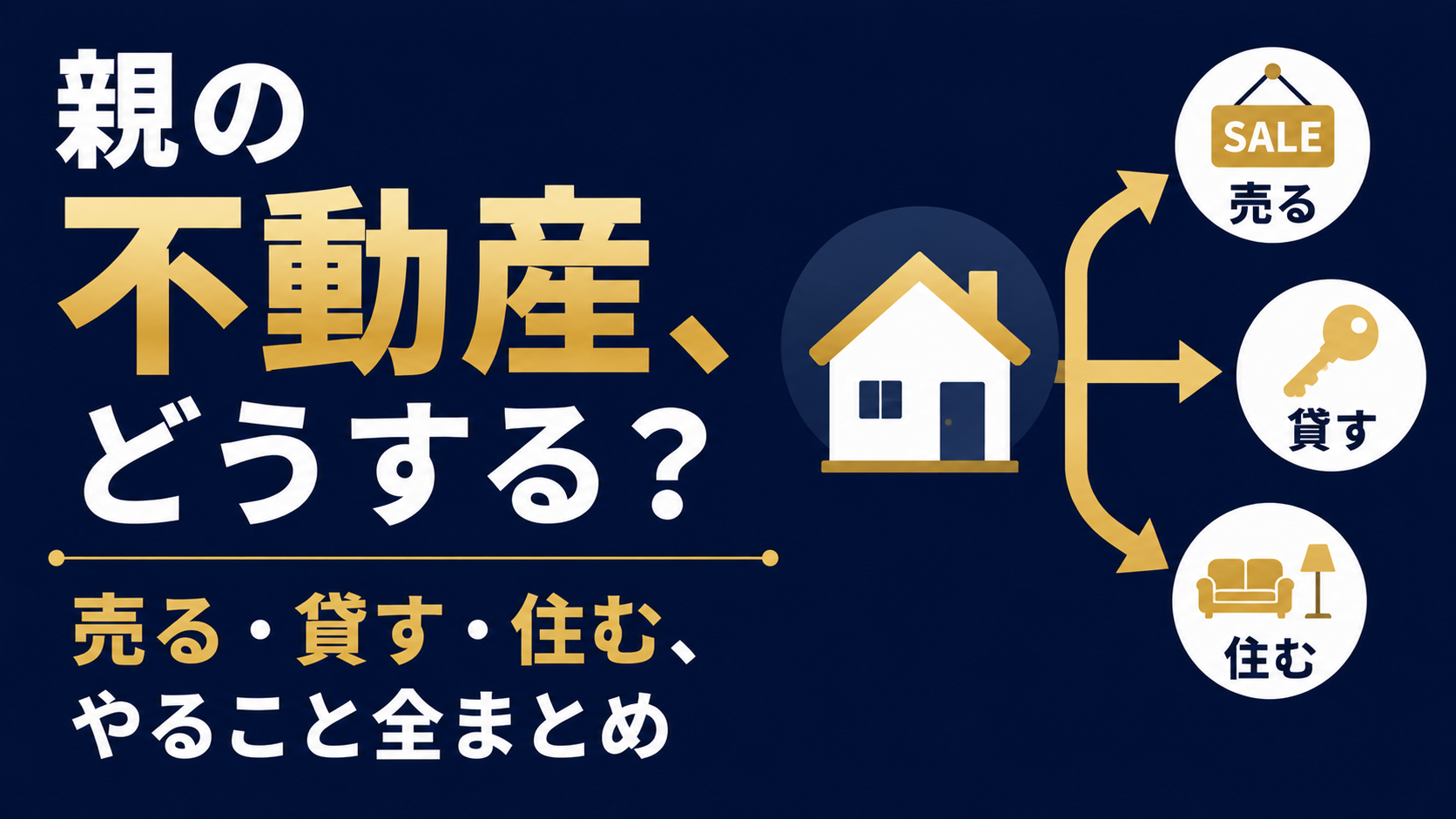 親が亡くなったら不動産はどうする？名義変更・売る・貸す・住む、やること全部まとめました