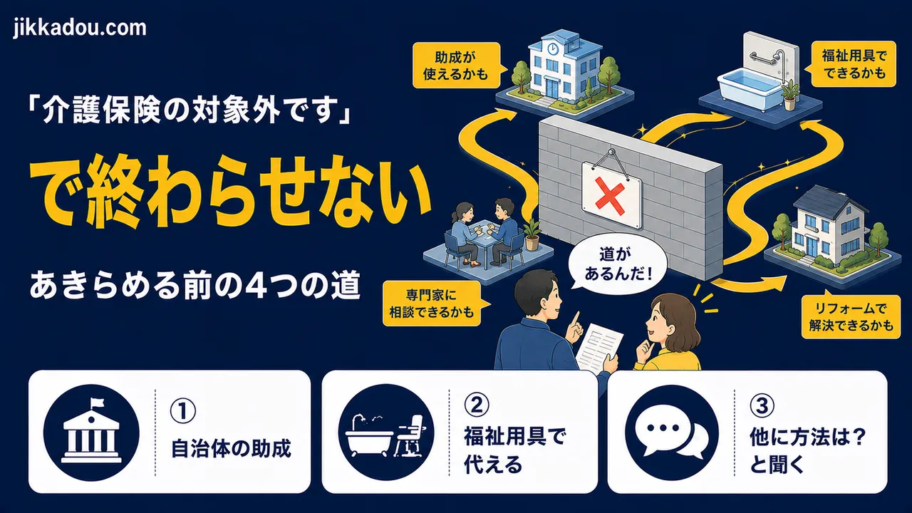 「介護保険の対象外です」と言われた工事を、あきらめない方法